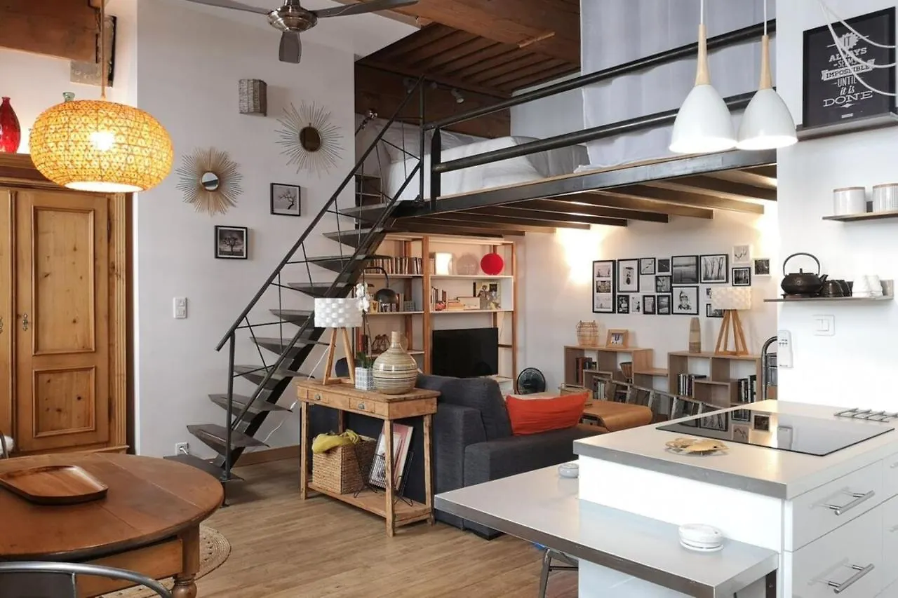 Appartement Authentic Loft With Mezzanine & Exposed Stones Heart Of Lyon 0*,  France